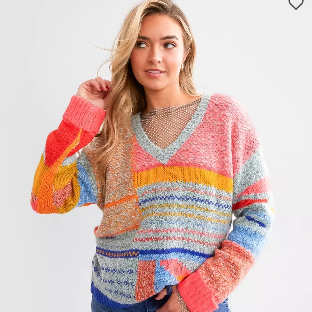 Mixed Yarn Sweater